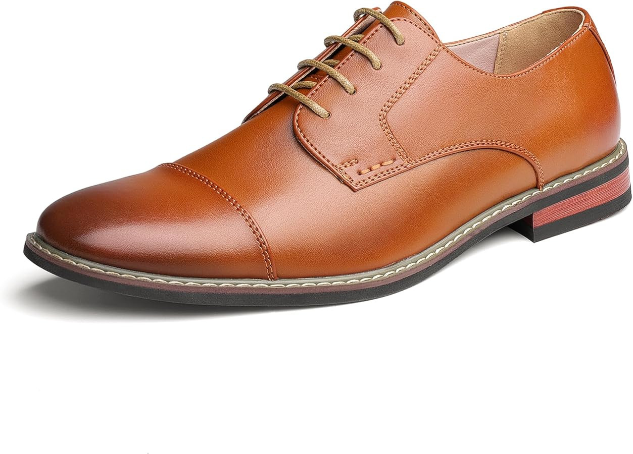 Bruno Marc Moda Italy Prince Men's Classic Modern Oxford Lace Dress Shoes | Amazon (US)