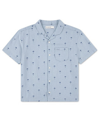 Boys' Short-Sleeve Camp Shirt | Macy's