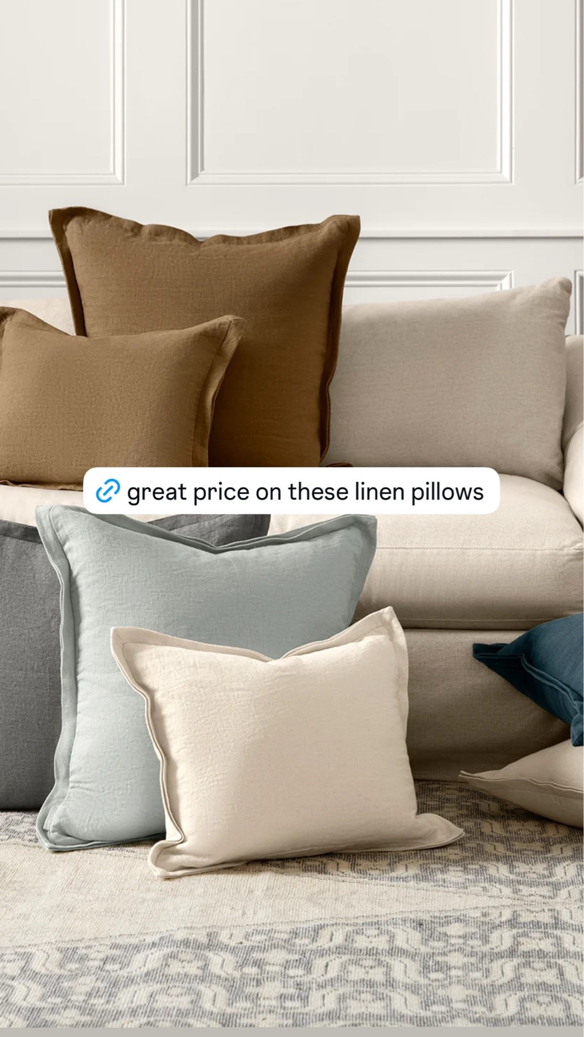 Some colorways of this  classic linen pillow are on sale! Love the lights gray — so pretty on a sofa or bed!

#LTKSaleAlert #LTKHome #LTKSeasonal