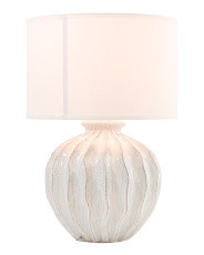 16x25 Textured Pot Table Lamp | Bedroom | Marshalls | Marshalls
