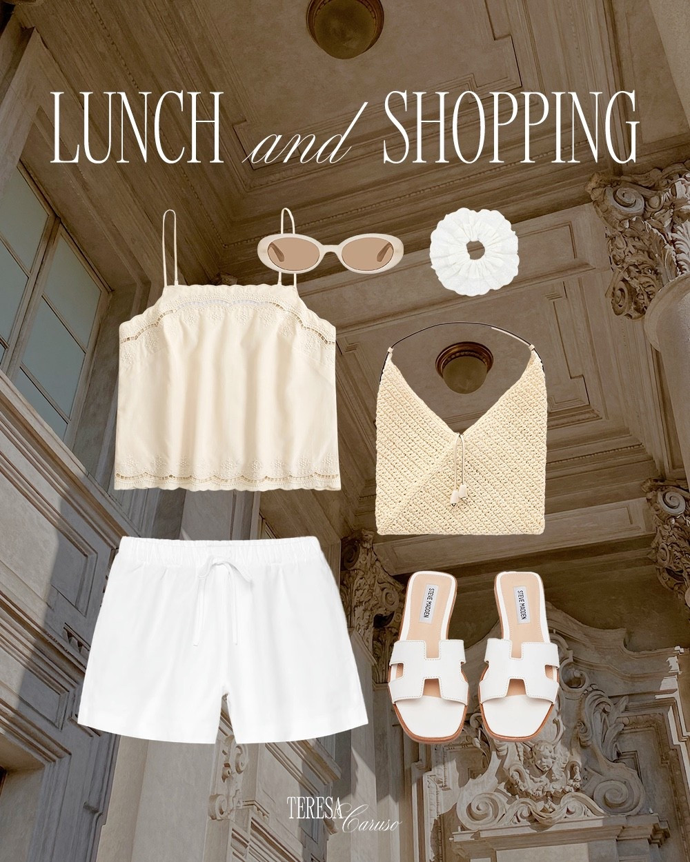Lunch and shopping outfit inspo 🤍

Summer outfits, comfy cute outfit, neutral style