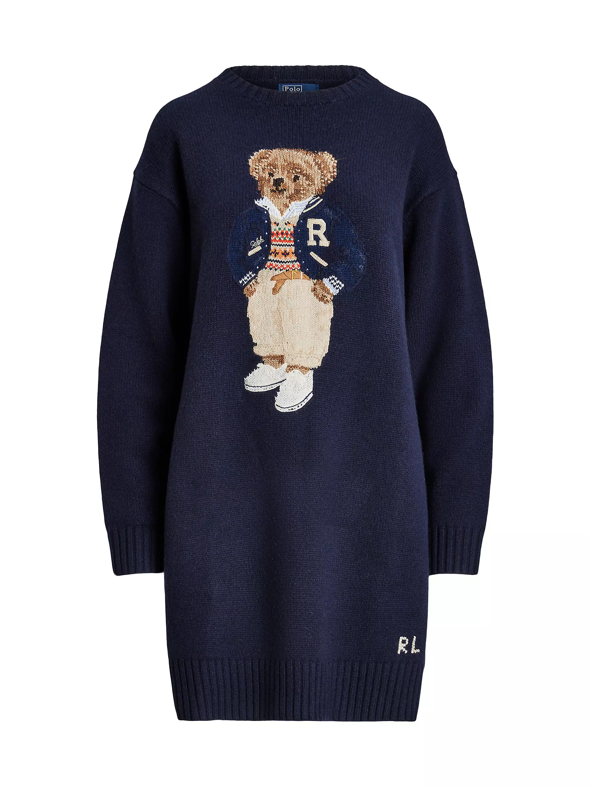 Polo Bear Crewneck Sweaterdress | Saks Fifth Avenue
