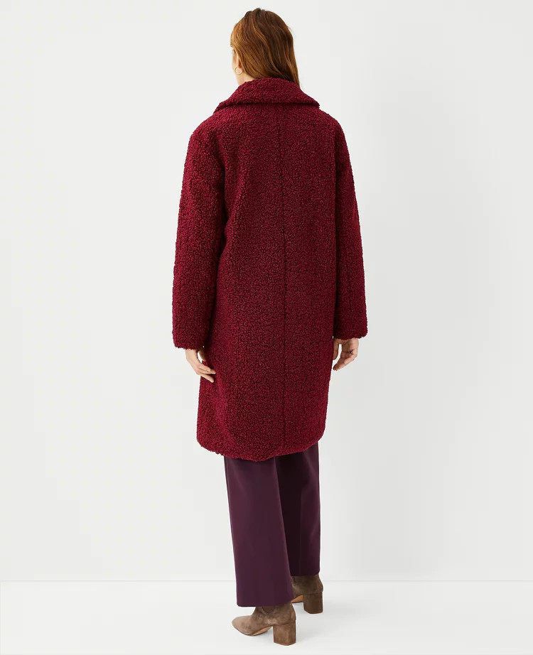 Sherpa Cocoon Coat | Ann Taylor (US)