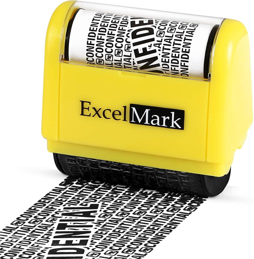 ExcelMark Rolling Identity Theft Stamp (Large) | Amazon (US)