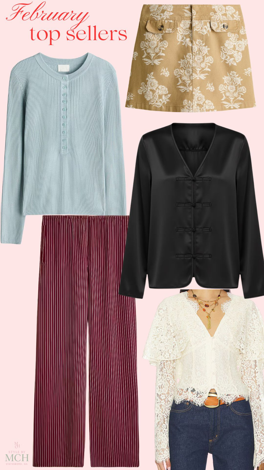 Top sellers from February  

 