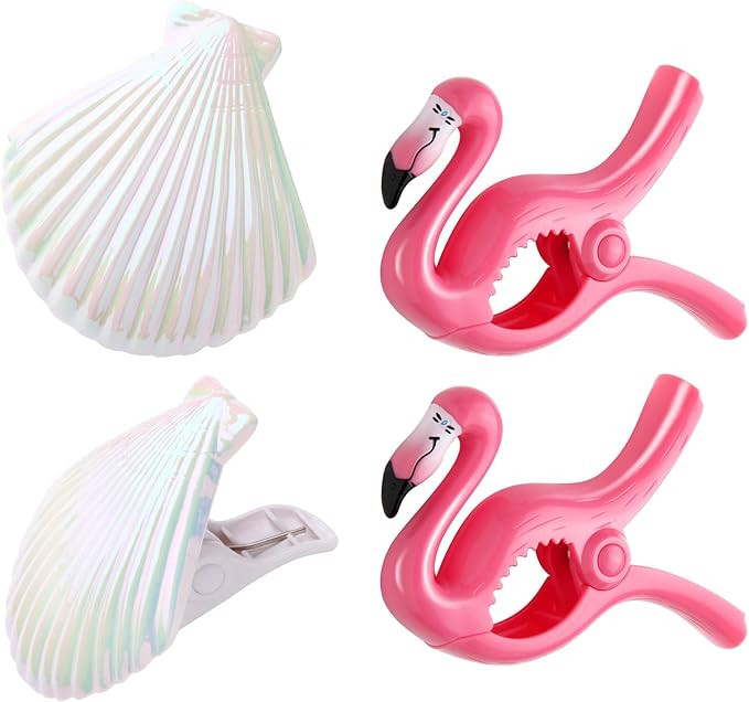 Beach Towel Clips for Cruise,Bright Color Towel Clips for Chairs Cruise Patio Holiday Pool Chairs... | Amazon (US)