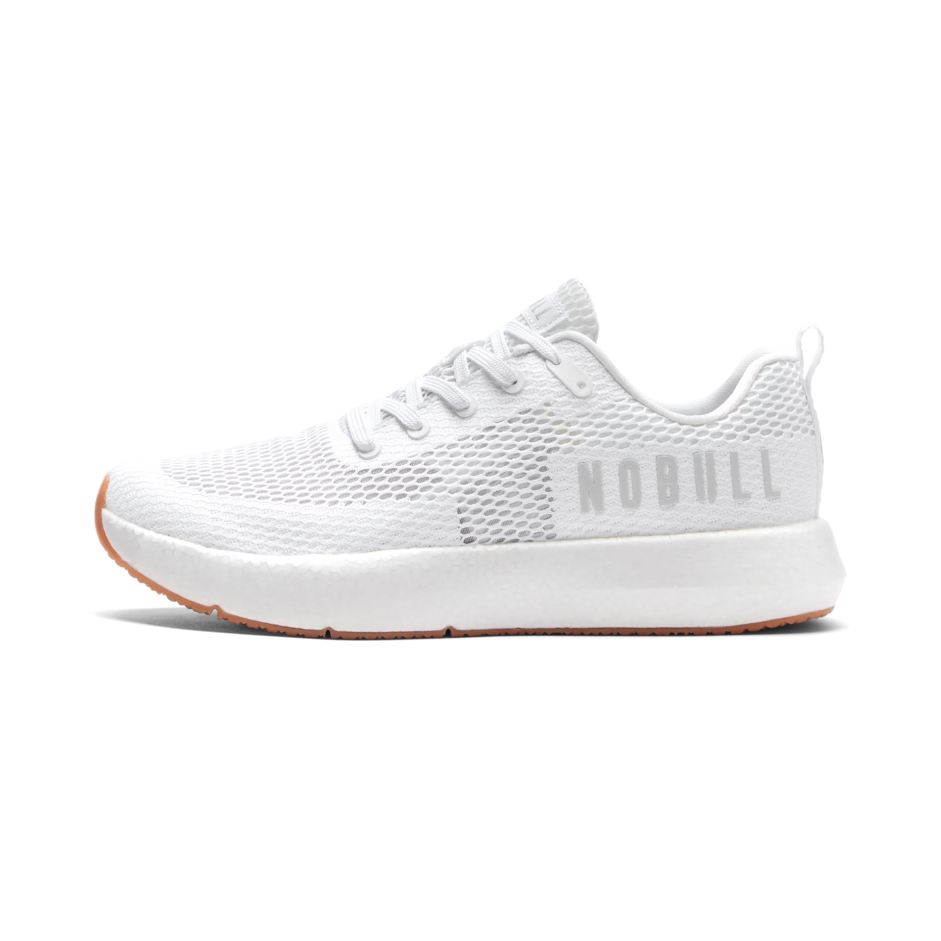 Men's White Drive Mesh Shoes | NOBULL | NOBULL
