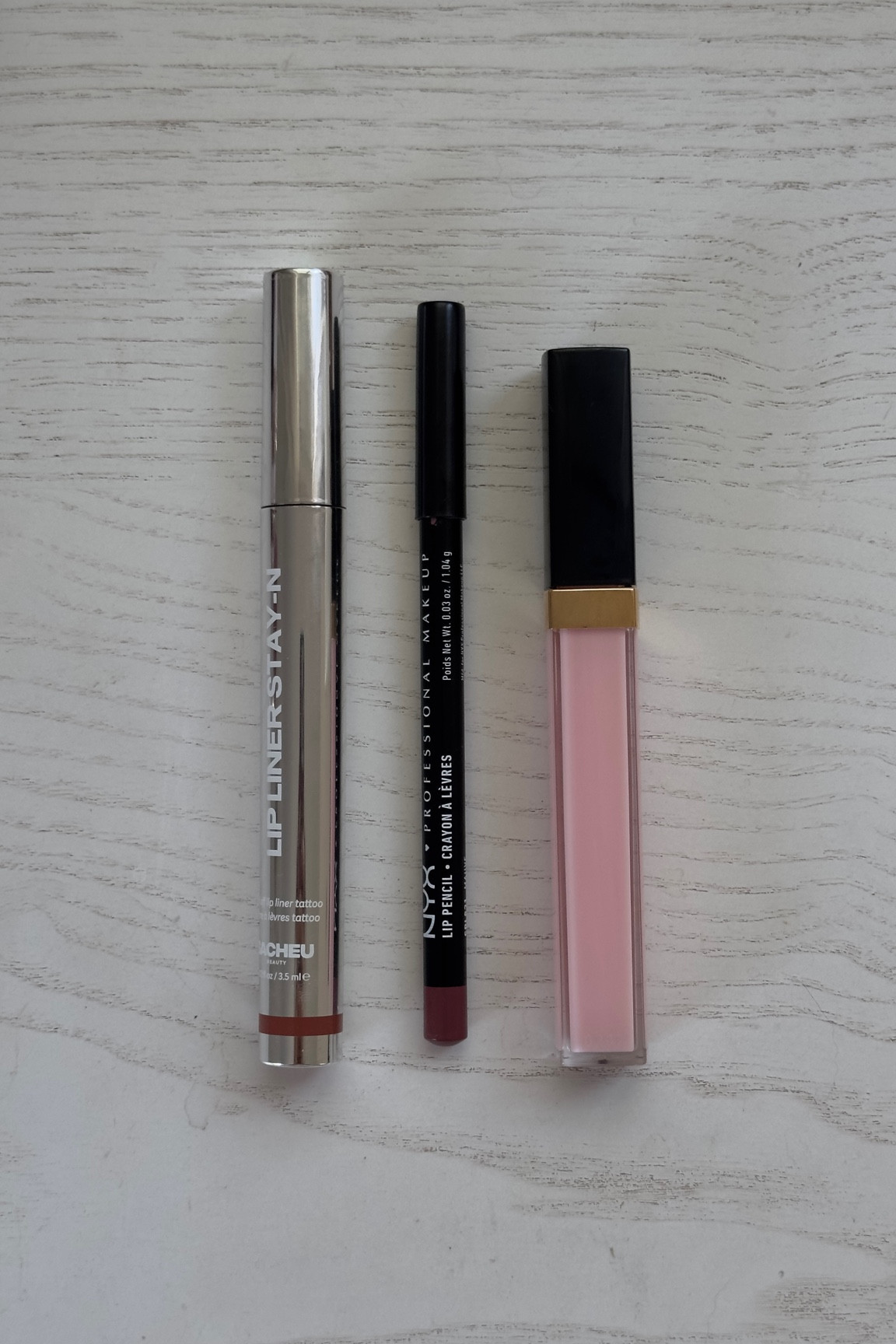 pink mauve everyday lip combo 