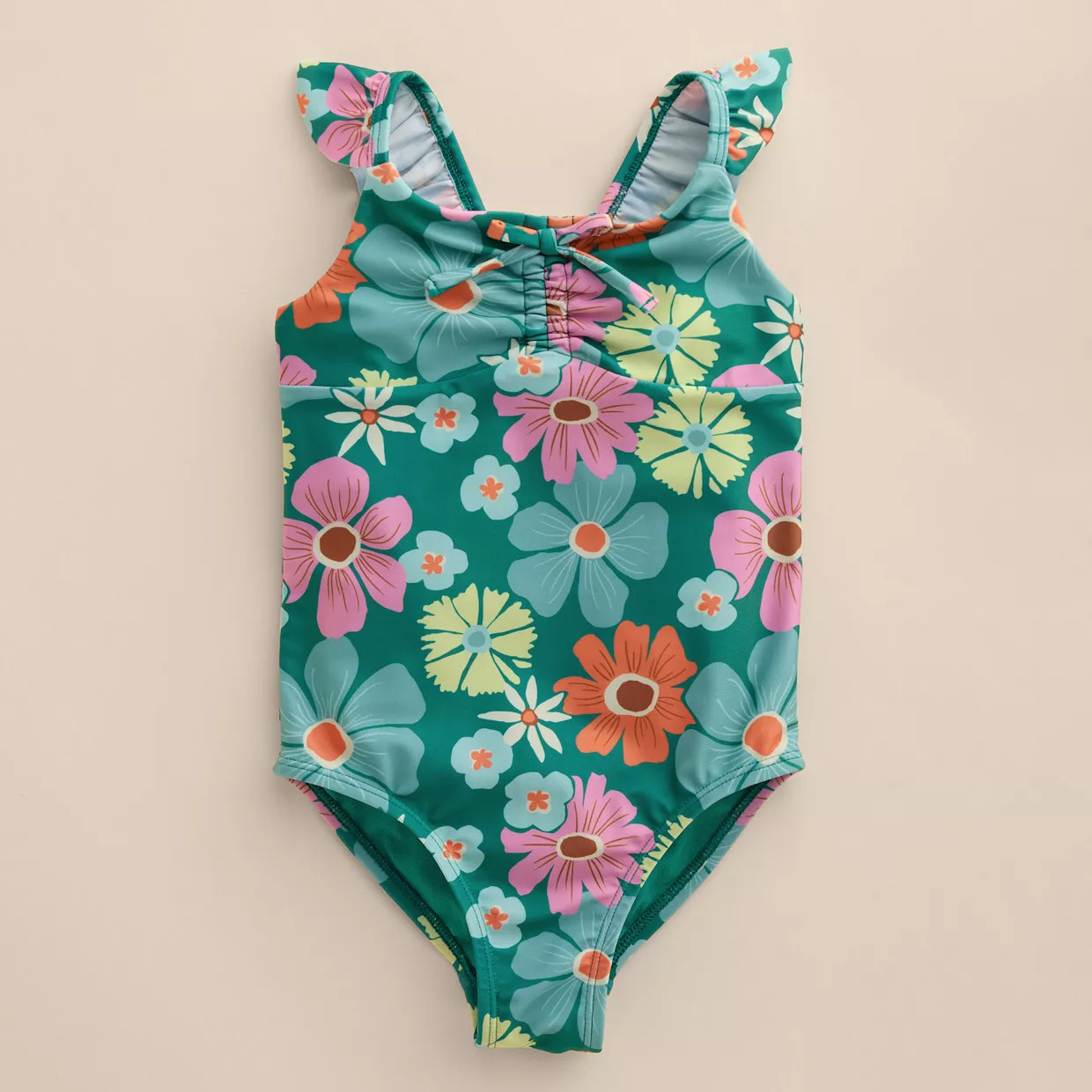 Girls 4-12 Little Co. by Lauren Conrad Ruched One-Piece Swimsuit | Kohl's