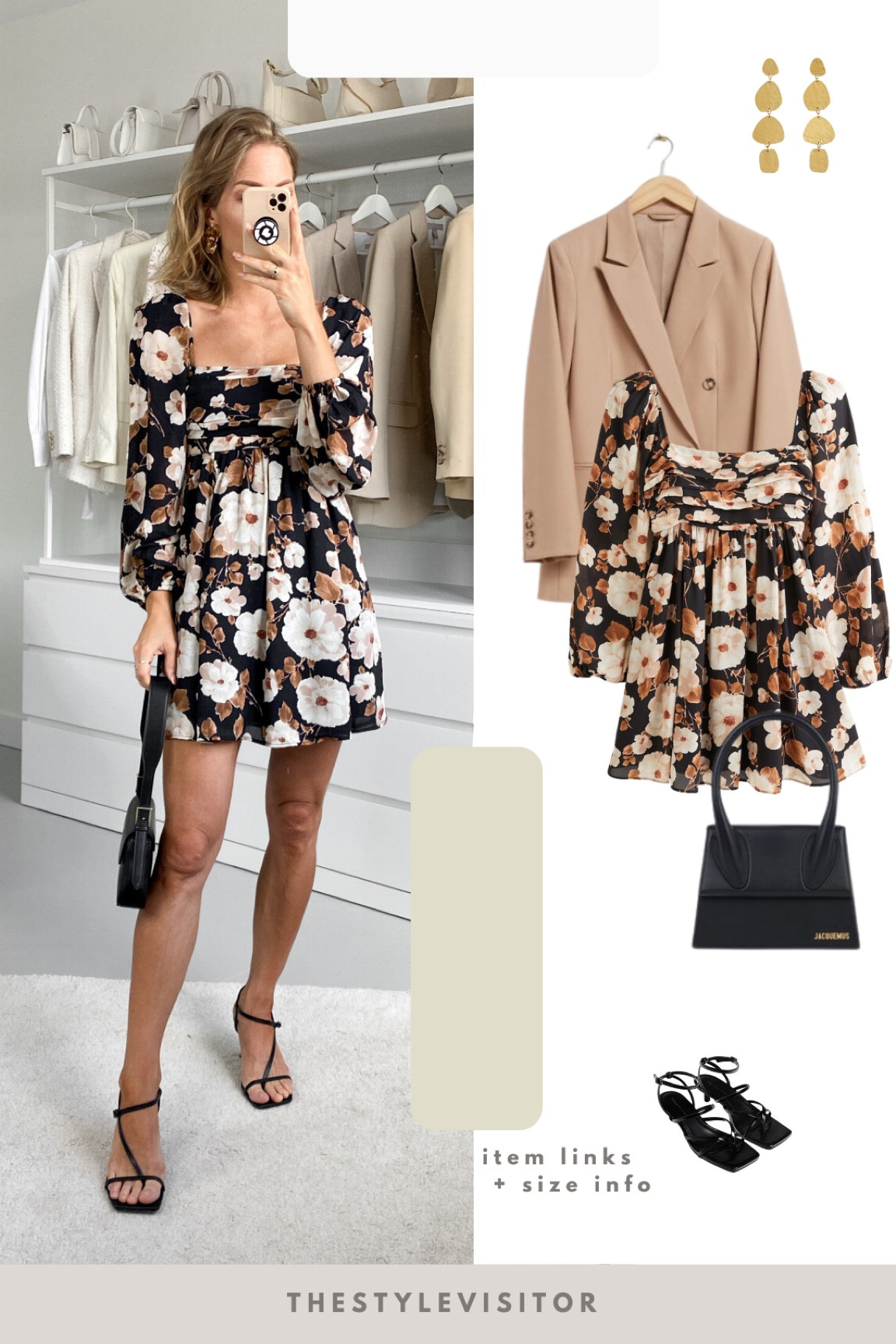 Wearing the dress in xs, I would say it runs tts. Blazer in size 34, it has an oversized fit, I sized down one size. I’m 5’7/171 cm for reference. Read the size guide/size reviews to pick the right size.

Leave a 🖤 to favorite this post and come back later to shop

#LTKSeasonal #LTKeurope #LTKstyletip