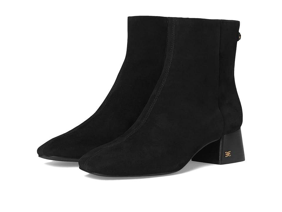 Sam Edelman Paige Women's Zip Boots Black Suede : 6.5 M, Leather/Suede | Zappos
