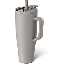 BrüMate Era Flip 40oz Tumbler with 100% Leakproof Covered Straw Lid | Hygienic Covered Straw | Insulated Stainless Steel Water Bottle with Handle | Cup Holder Friendly | BPA-Free (Mocha) | Amazon (US)