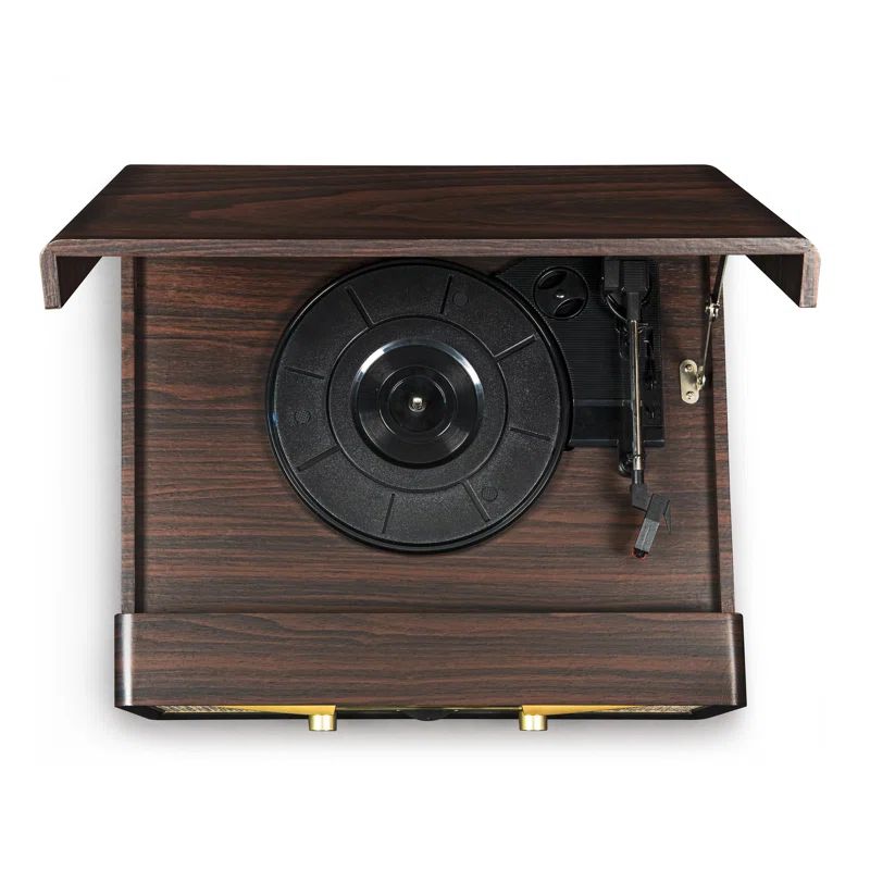 Rhapsody 3 - Speed Turntable Decorative Record Player with Bluetooth | Wayfair North America