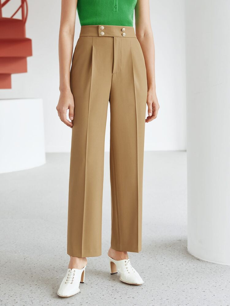 MOTF PREMIUM CROPPED ANKLE DRESS PANTS | SHEIN