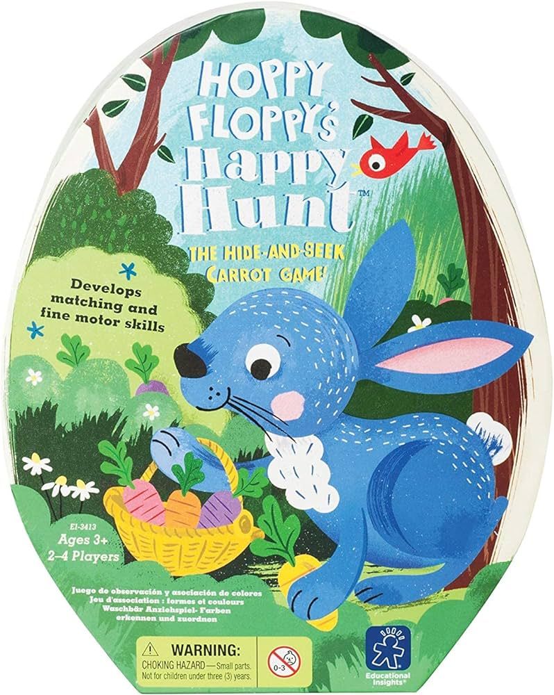 Educational Insights Hoppy Floppy's Happy Hunt Matching Preschool Board Game, Fine Motor Skills, ... | Amazon (US)