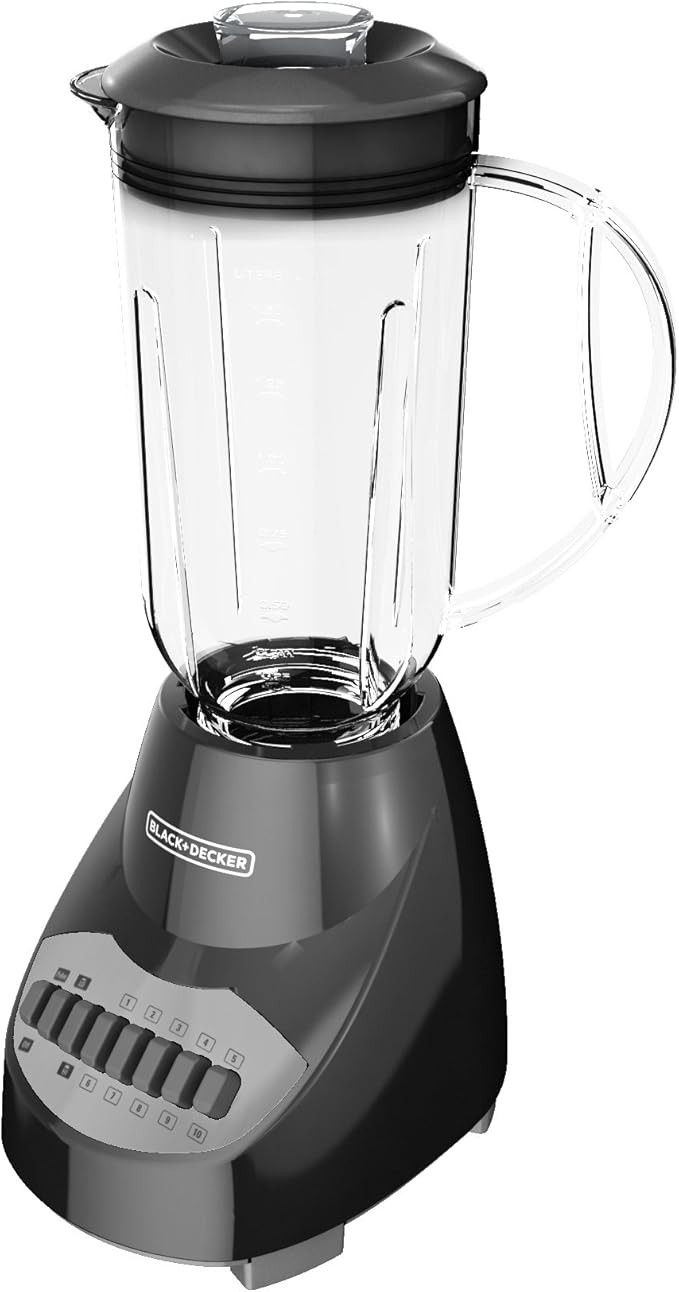BLACK+DECKER Crush Master 10-Speed Blender, Black, BL2010BP | Amazon (US)