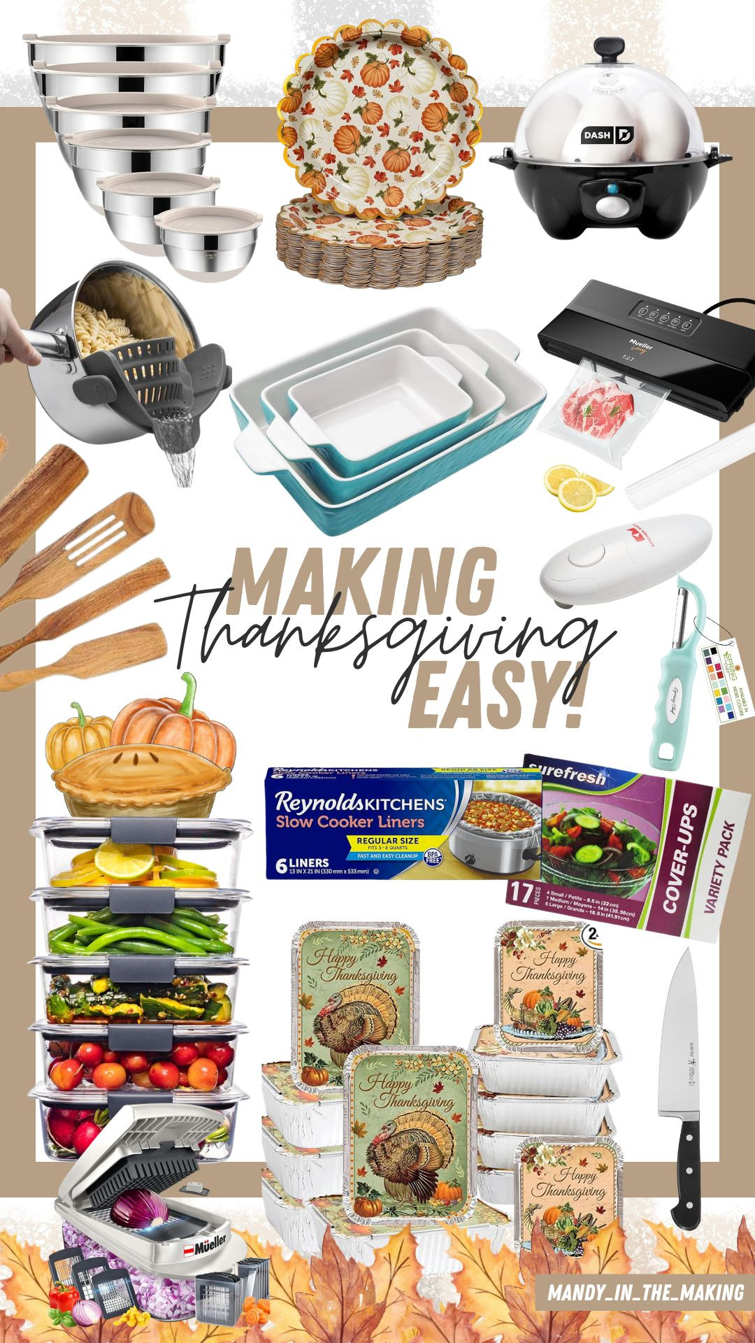 Thanksgiving made easy when you have the right tools!  

 #LTKHoliday #LTKSeasonal #LTKHome