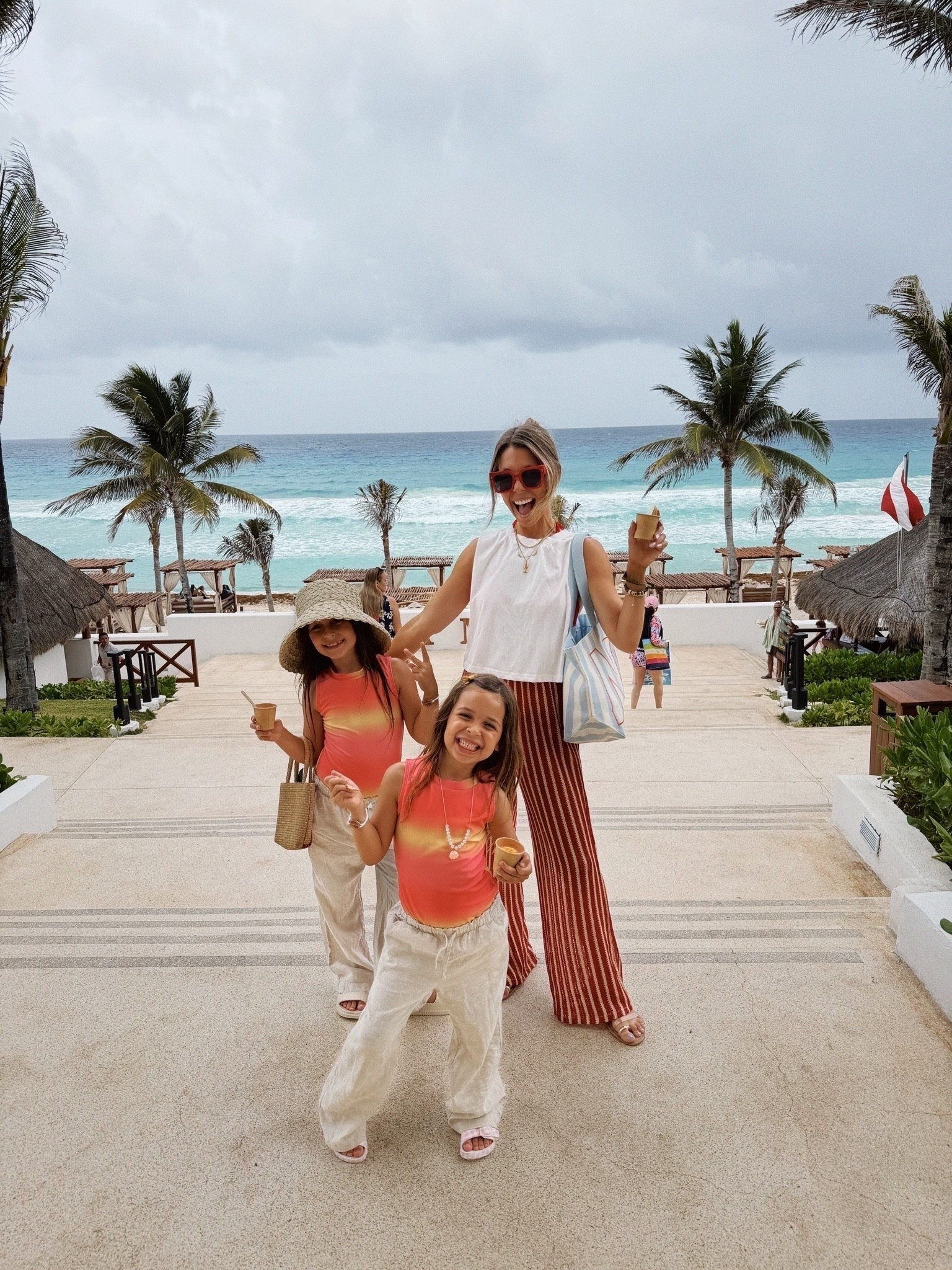 Mexico beach fits! Size small pants. Small crop tank!
Amazon prime sale

#LTKTravel #LTKSwim #LTKKids