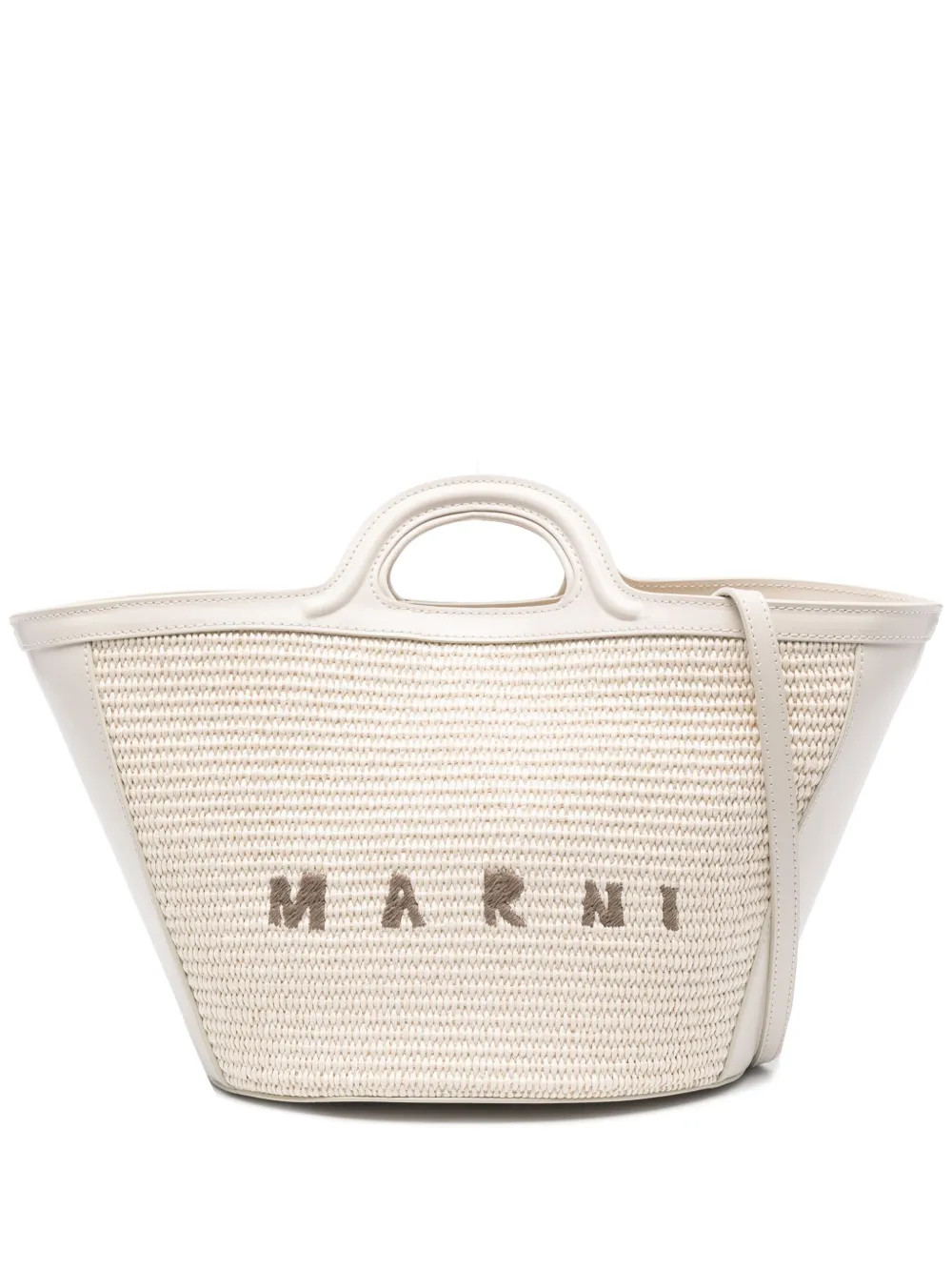 logo-embroidered interwoven tote bag | Farfetch (BR)