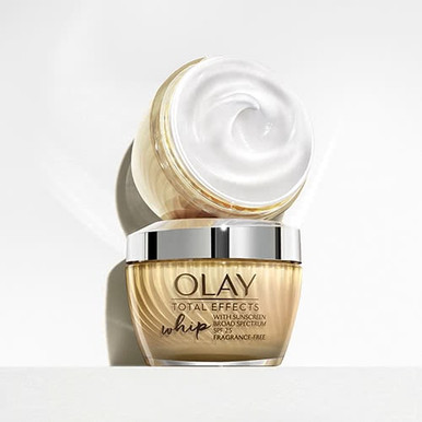 Total Effects Whip | Face Moisturizer | Fragrance Free, SPF 25 | Olay