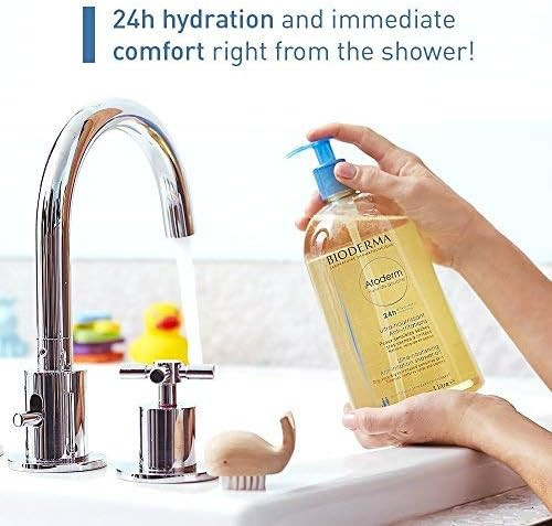 Bioderma - Atoderm - Cleansing Oil - Face and Body Moisturizer - Soothes Discomfort - for Very Dr... | Amazon (US)