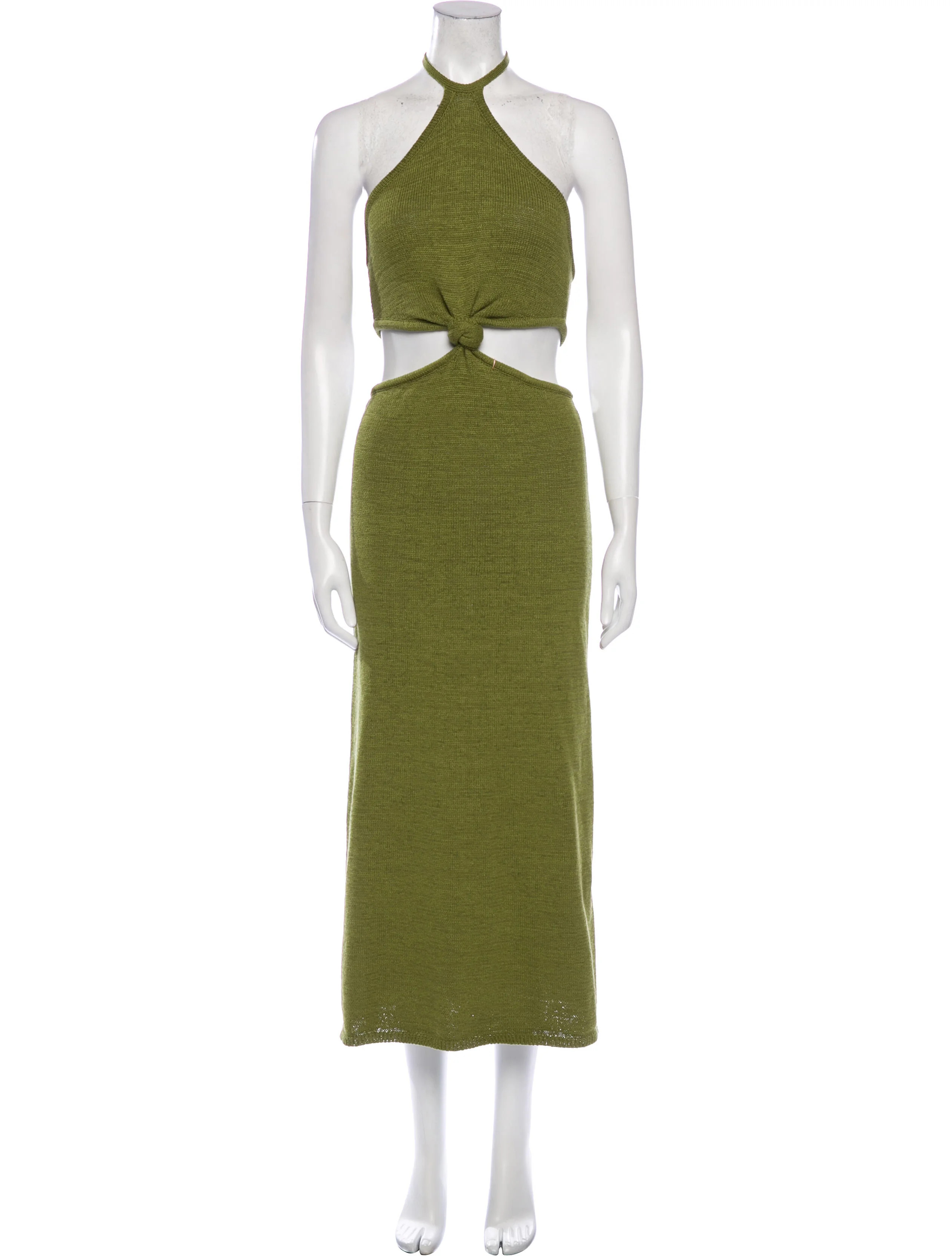 Halterneck Long Dress w/ Tags | The RealReal