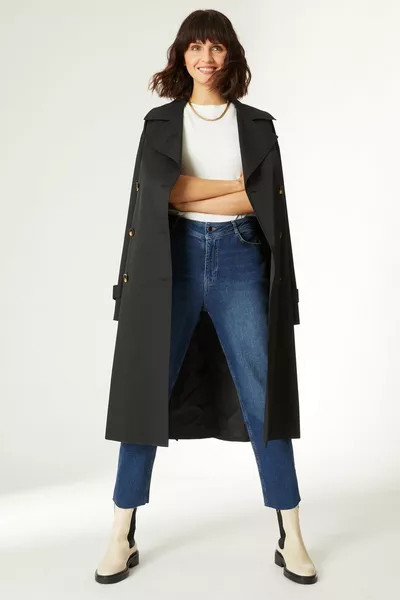 Petite Oversized Trench | Debenhams UK