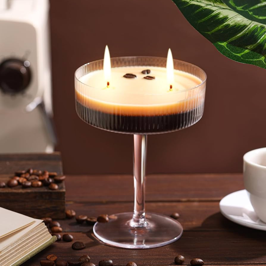 MTLEE Espresso Martini Candle Gifts for Women Men Coffee Scented Aromatherapy Candles for Coffee ... | Amazon (US)