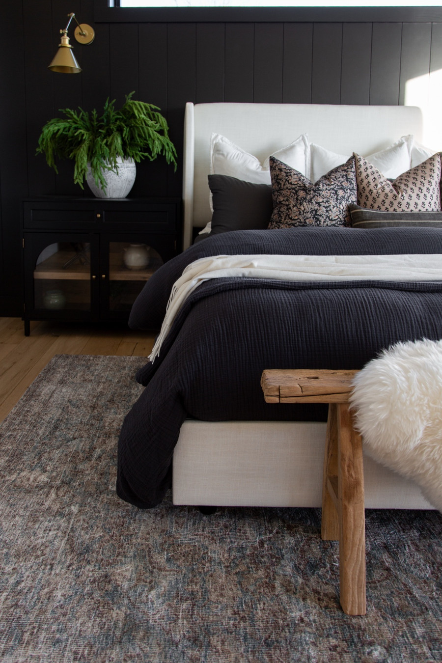 Our bedroom is feeling extra cozy, and I love how these pieces came…