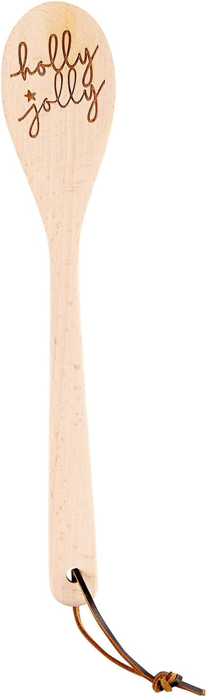Santa Barbara Design Studio Holiday Wood Baking Spoon, 12.5" Long, Holly Jolly | Amazon (US)