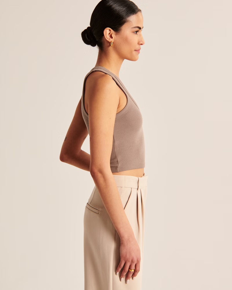 Essential Scoopneck Tank | Abercrombie & Fitch (US)