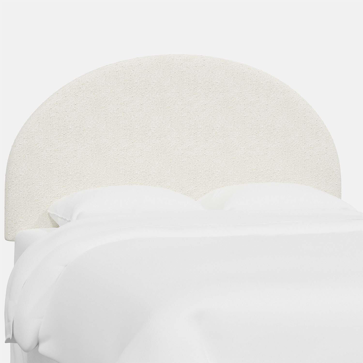 Amelia Boucle Rounded Headboard | Dorm Essentials - Dormify | Dormify