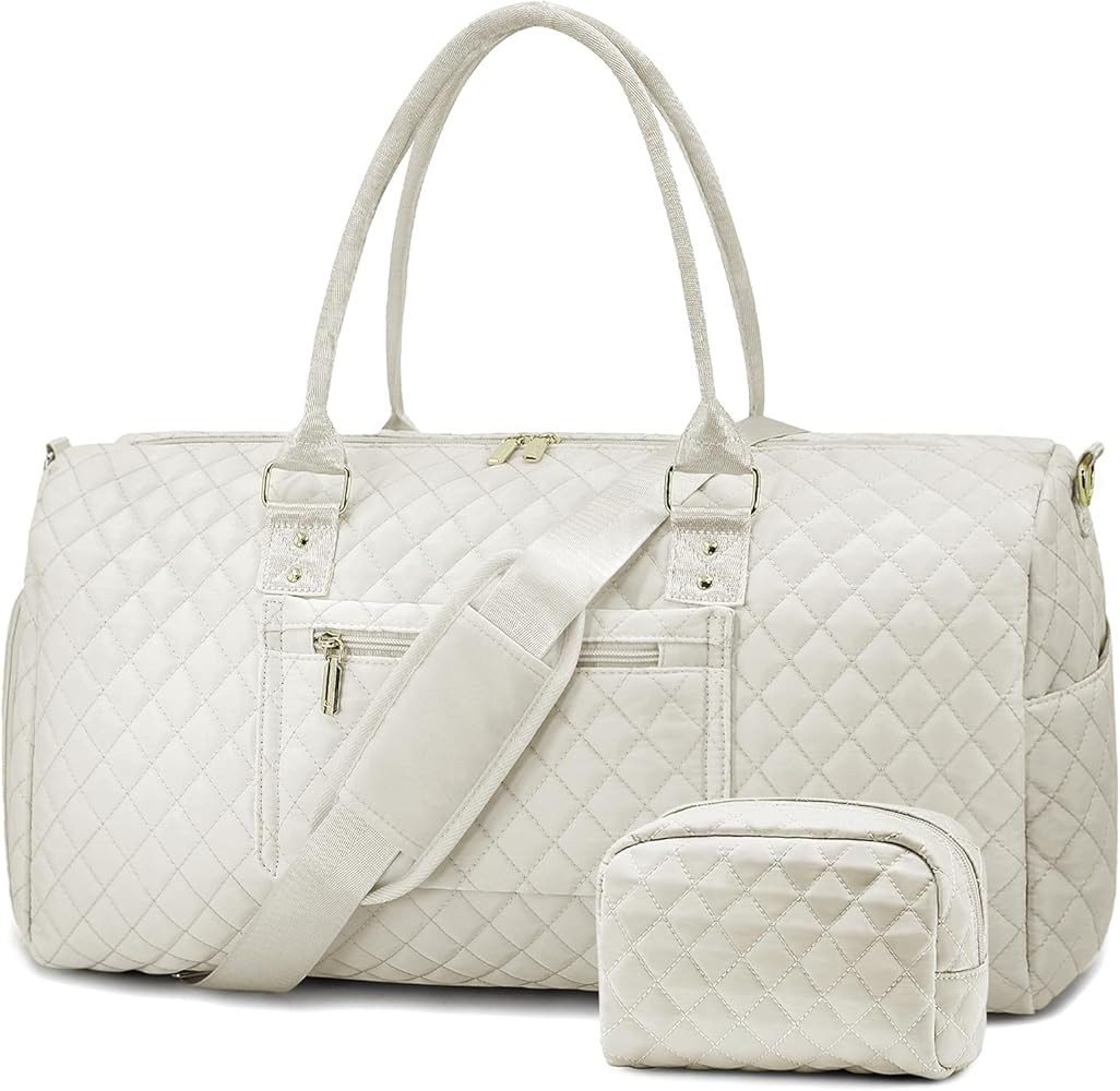 Duffle Bag for Travel,Personal Item Travel Bag with Toiletries Bag,Gym Bags for Men and Women wit... | Amazon (US)