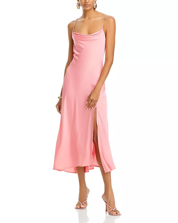 Strappy Cowl Neck Slip Dress | Bloomingdale's (US)