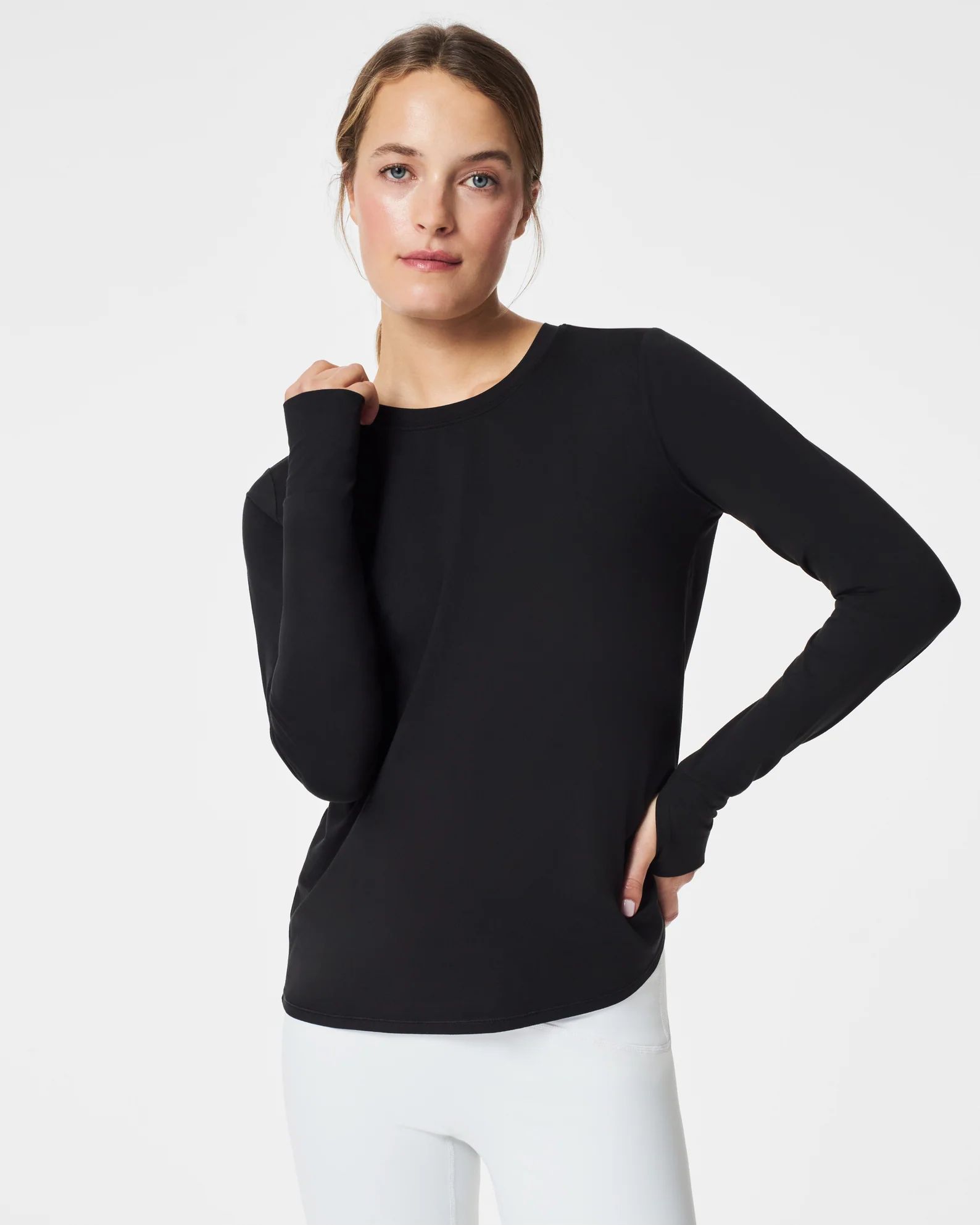 Butter Wrap Back Long-Sleeve Tee | Spanx