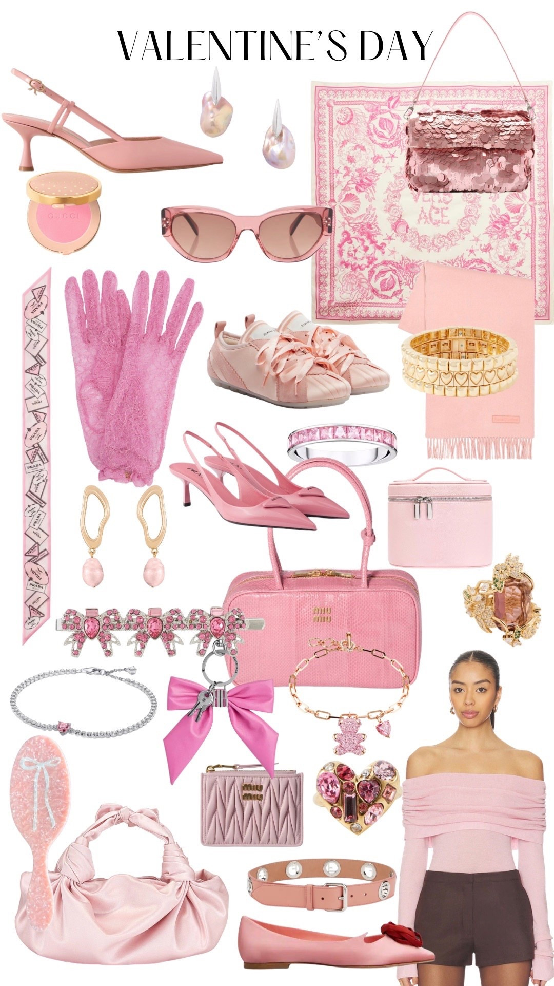 Valentine’s Day Gift Guide! Give a give to someone you love or keep one for yourself! 

#giftguide #giftguideforher #valentinesday #pink #valentinesdaygiftguide #giftsforher #gift #gifts #vday #valentines #bag #jewelry #bracelet #top #shirt #shoes #heels #flats #bagcharm #bow #keychain #hairclip #gloves #hairbrush #accessories #heart #hearts #ring

#LTKGiftGuide #LTKSeasonal #LTKHoliday
