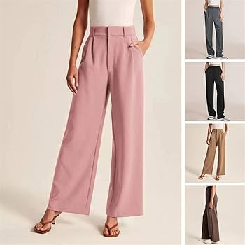 Aerelle Wide Leg Tailored Pants, Aerelle Wide Leg Pants, High Waisted Dress Palazzo Pants for Wom... | Amazon (US)