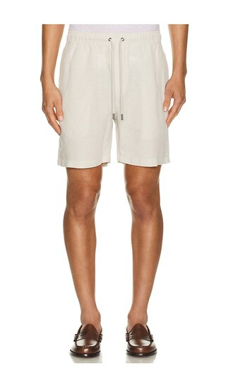 Air Linen Pull On Short 6" Shorts | Revolve Clothing (Global)
