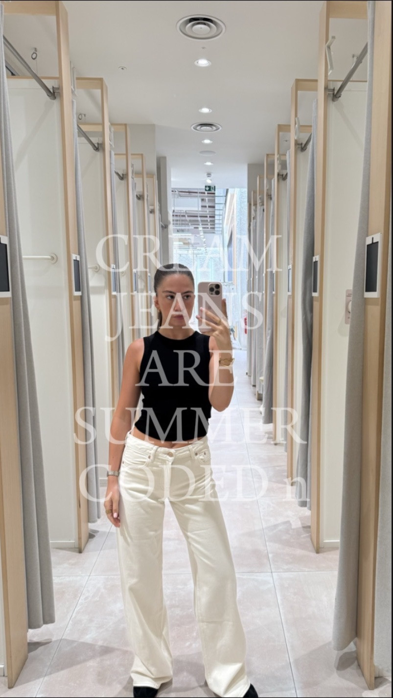 Cream jeans - denim - summer jeans - summer outfit - spring outfit - new in

#LTKspring #LTKsummer #LTKjeans