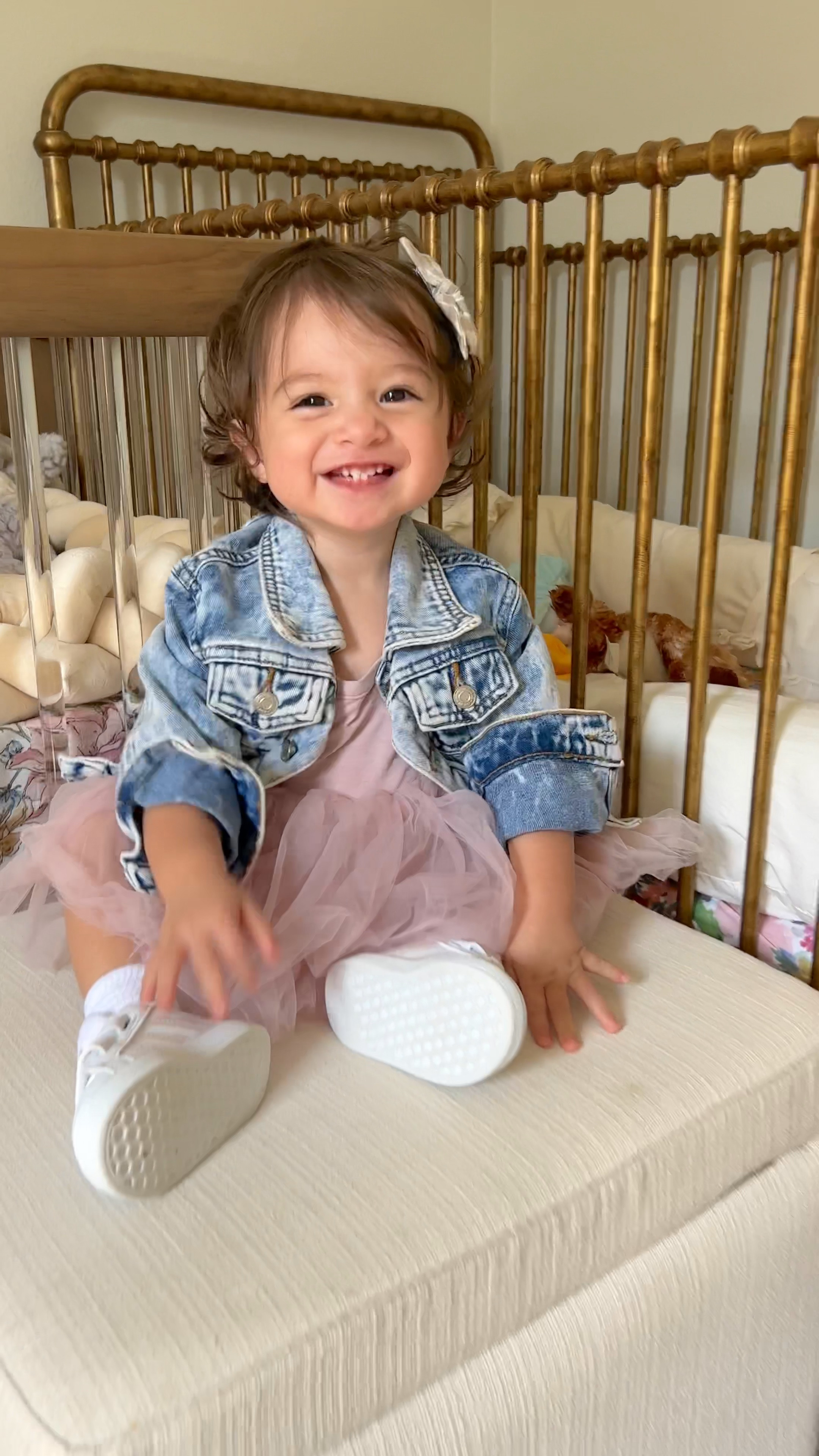 Baby girl tutu, denim jacket, toddler girl, adidas sneaker 

#LTKbaby #LTKkids #LTKBacktoSchool