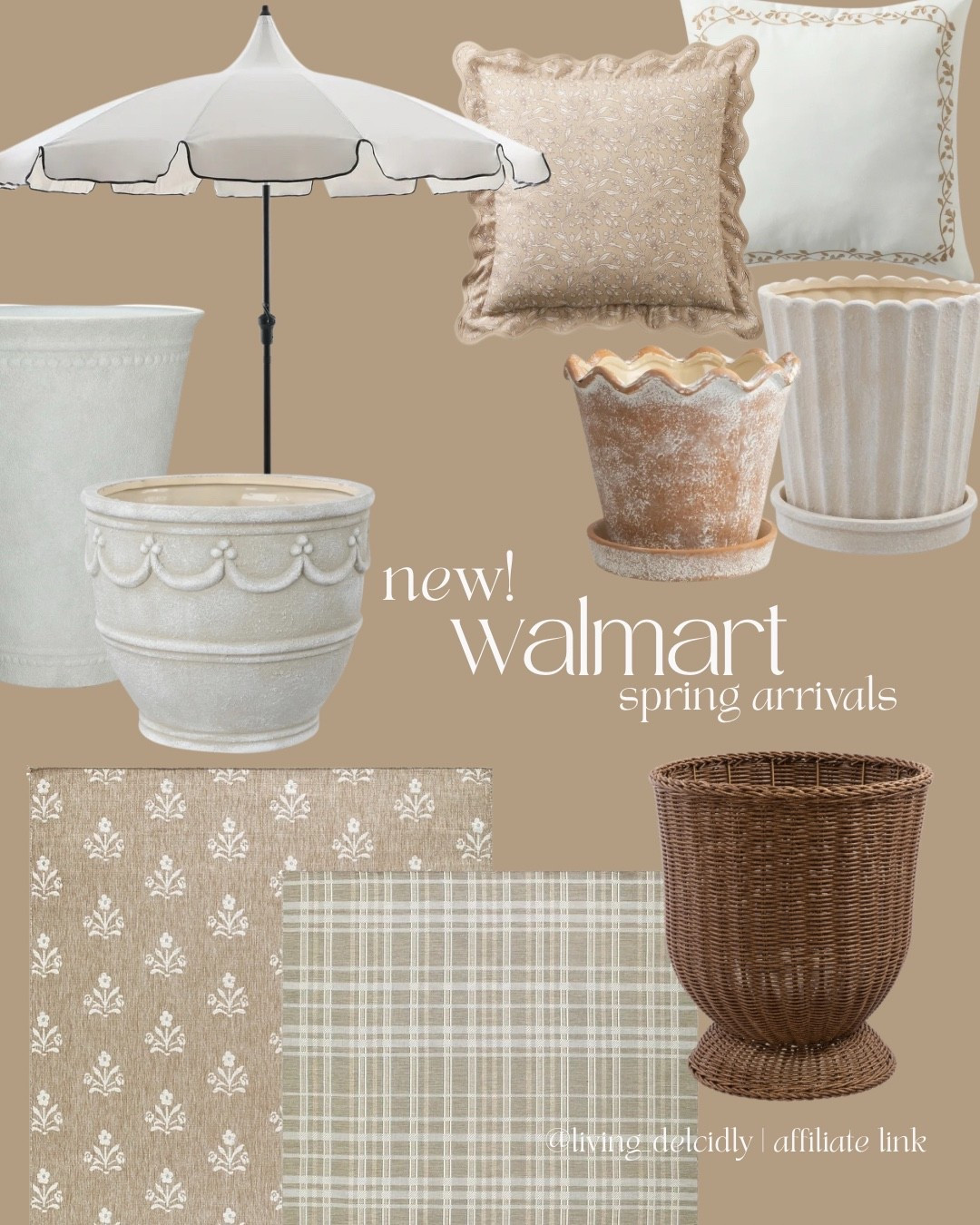 New outdoor finds from Walmart! The planters are on point this year! 😍

Walmart Finds | Home Decor | Outdoor Finds | Spring Decor | Outdoor Rug | Planters | Porch Styling | Patio Styling

#LTKSeasonal #LTKHome