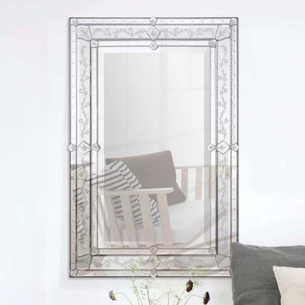 Modern & Contemporary Accent Rectangle Framed Wall Mirror | Wayfair North America