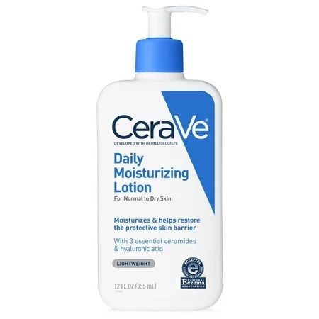 CeraVe Daily Moisturizing Lotion for Normal to Dry Skin, 12 oz | Walmart (US)