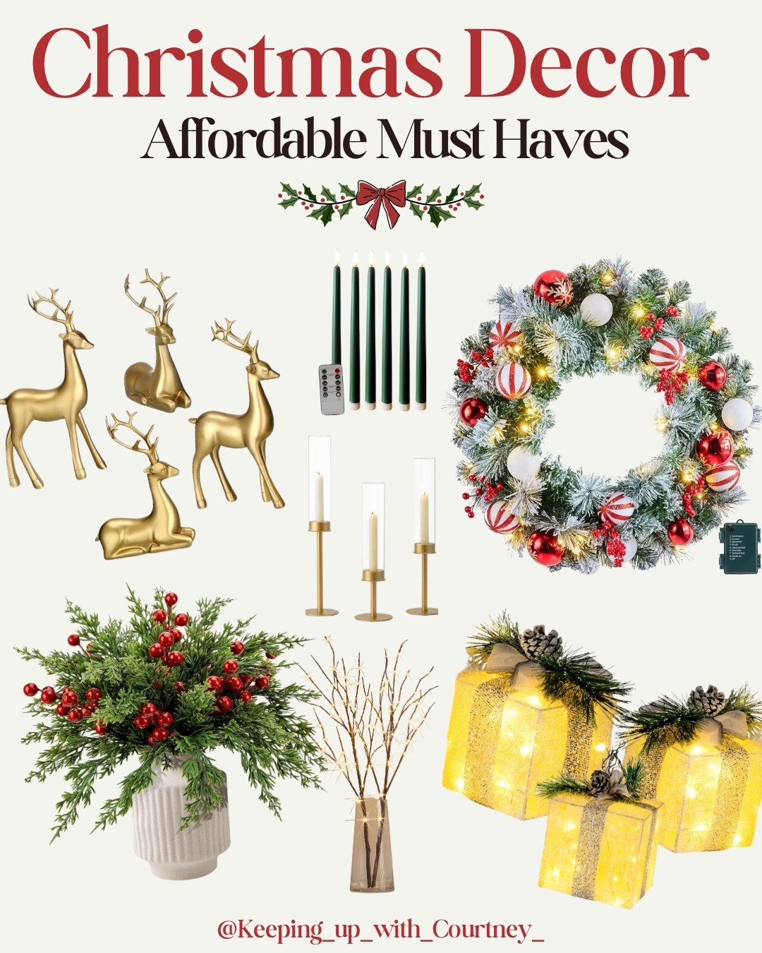 Affordable Amazon home decor that’s perfect for the Holidays 🎄❤️

#LTKSeasonal #LTKHome #LTKHoliday