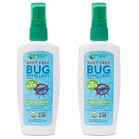 Greenerways Organic Bug Spray for Kids Kid Friendly Natural Insect Repellent USDA Organic Non-GMO Mo | Walmart (US)