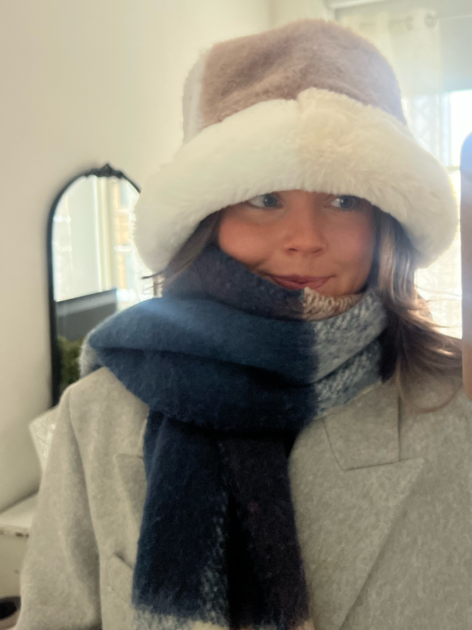 Fuzzy hats for the winter!!! 🤍🤍🤍