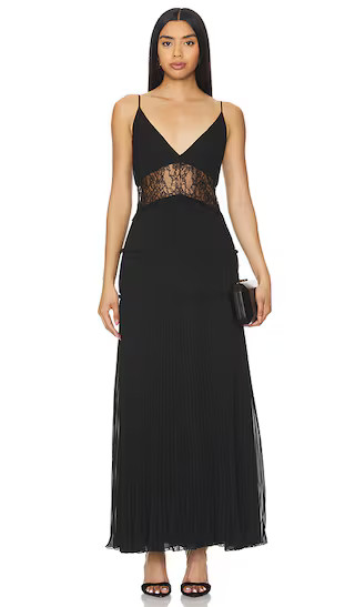 Cambrie Maxi Dress in Black | Revolve Clothing (Global)
