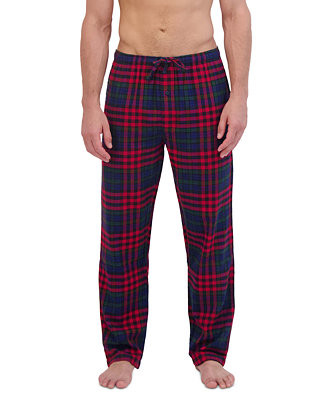 Hanes Men's Ultimate Ultra Soft Plaid Flannel Pajama Pants - Macy's | Macy's