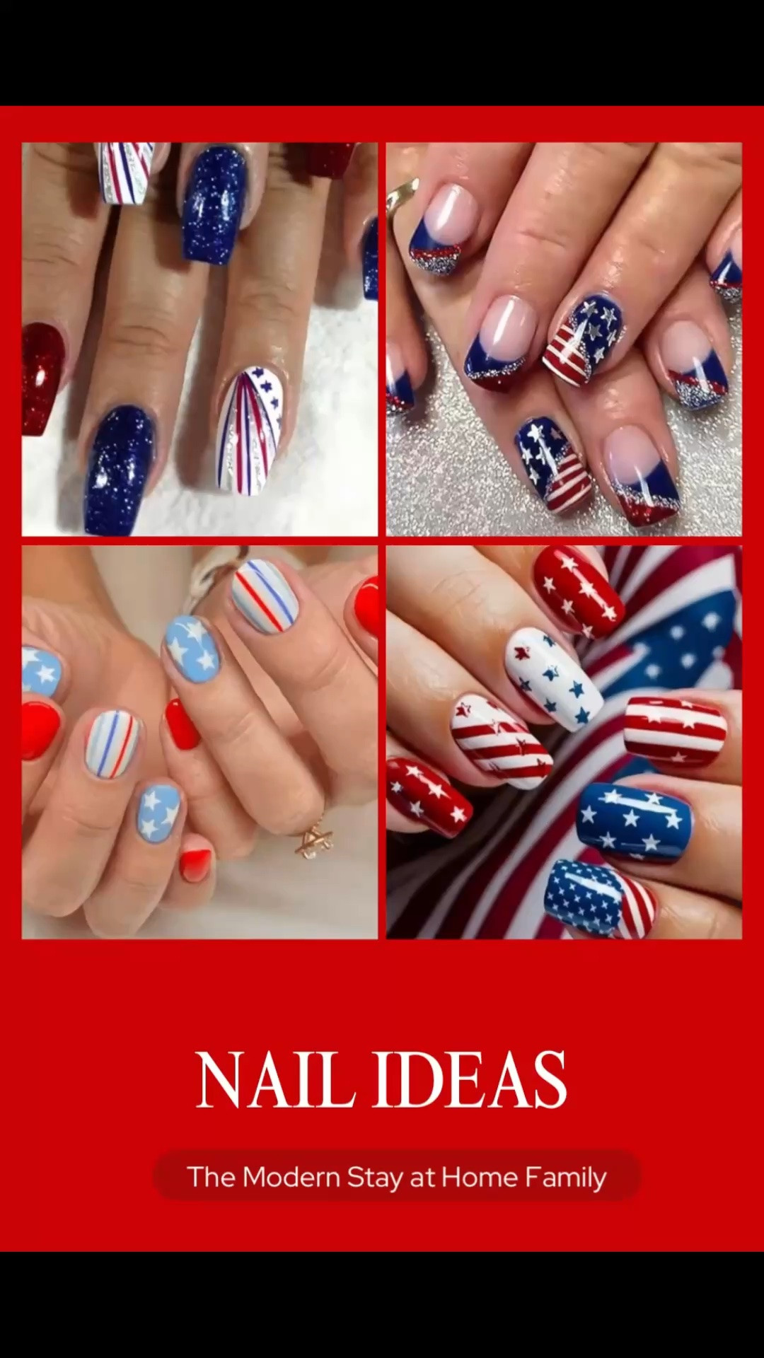 Obsessed with these festive 4th of July nail ideas! 🇺🇸 Whether you’re heading to a backyard BBQ, watching fireworks, celebrating at the lake, or hosting a patriotic party, these red, white, and blue nails are the perfect finishing touch. From classic American flag designs to trendy stars, stripes, glitter accents, and simple patriotic manicures, there’s a style for every celebration. Save these Independence Day nail ideas for your next salon appointment or DIY manicure and get ready to show off your patriotic spirit all summer long. These festive nail designs are perfect for Memorial Day, the 4th of July, Labor Day, and any red, white, and blue themed event.

4th of July nails, 4th of July nail ideas, patriotic nails, patriotic nail designs, red white and blue nails, Independence Day nails, American flag nails, summer nail ideas, July nails, festive nail designs, holiday nails, cute patriotic nails, simple 4th of July nails, classy patriotic nails, acrylic patriotic nails, gel nail ideas, star nail designs, striped nail designs, fireworks nails, red white blue manicure, trendy summer nails, nail inspiration, nail art ideas, patriotic manicure, holiday nail inspiration, summer manicure ideas, Fourth of July beauty ideas, patriotic aesthetic, USA nails, Americana style nails

#LTKBeauty #LTKSeasonal #LTKSaleAlert