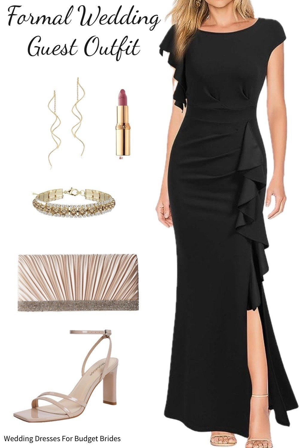 Sophisticated formal wedding guest outfit idea. All on Amazon. 

#LTKWedding #LTKFindsUnder100 #LTKSeasonal